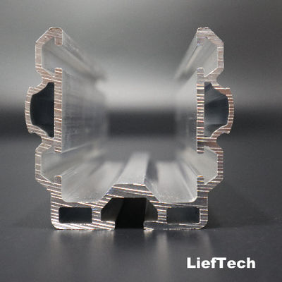 6063 T5 อลูมิเนียม โปรไฟล์ extrusion OD 28mm 60x55 อลูมิเนียม Lean Pipe