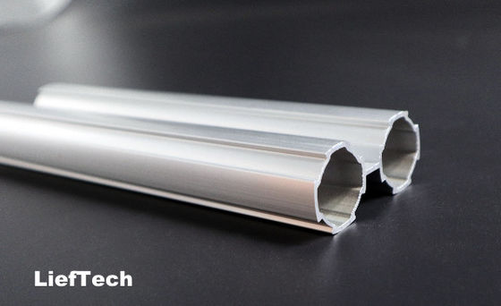 6063-T5 โลหะอัลลูมิเนียม Lean Pipe Double Connection การประกอบง่าย