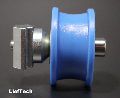 สไลเดอร์ โมบายอลูมิเนียม รอลเลอร์ grooved สําหรับ Tube 28mm ISO9001