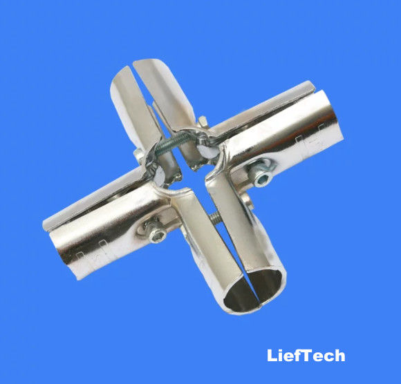โครงสร้างเรียบง่าย โครม Plated Pipe Connectors Steel Tubing Fittings สําหรับท่อ 28 มิลลิเมตร